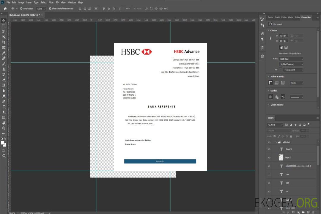 Référence République tchèque , HSBC , closure template